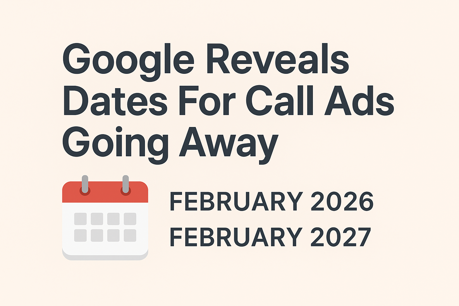 call only ads away